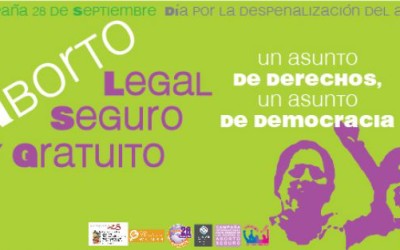 28 de Septiembre 2013. Día por la despenalización del aborto en América Latina y el Caribe