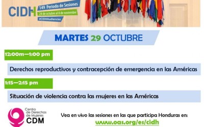 Honduras en el 149 período de sesiones en la CIDH