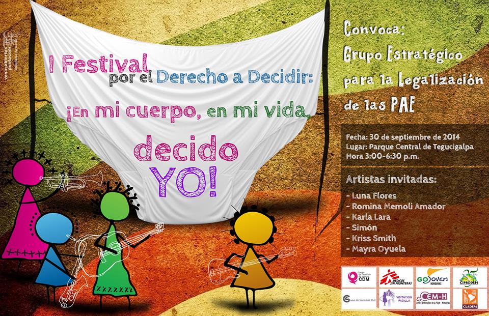 1er Festival por el Derecho a Decidir: «¡En mi cuerpo, en mi vida, decido YO!»