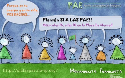 Plantón Si a las PAE!