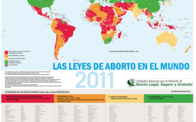 Mapa Leyes sobre aborto en el mundo 2011