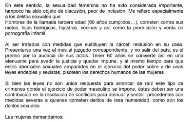 No rasgues la piel de mujer: en ella está tu madre, hermana, hija y abuela