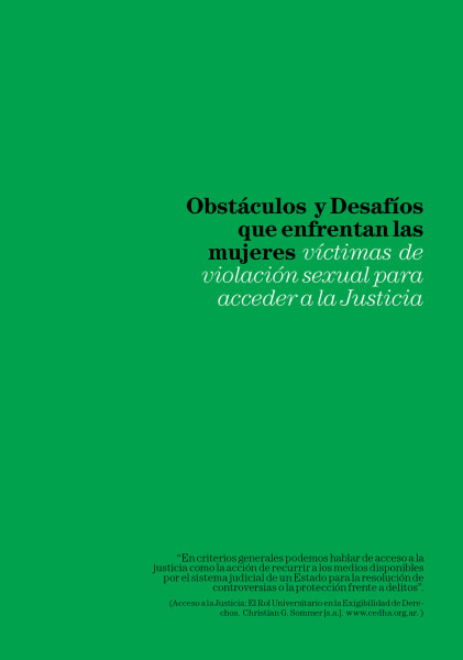 Obstáculos Y Desafíos Que Enfrentan Las Mujeres Víctimas De Violación Sexual Para Acceder A La 4585