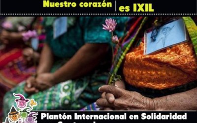 Plantón Internacional en Solidaridad con Guatemala