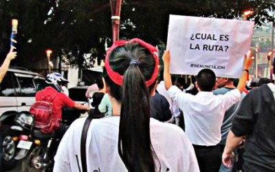 Indignadas contra la corrupción, la impunidad, los femicidios, la represión y discriminación