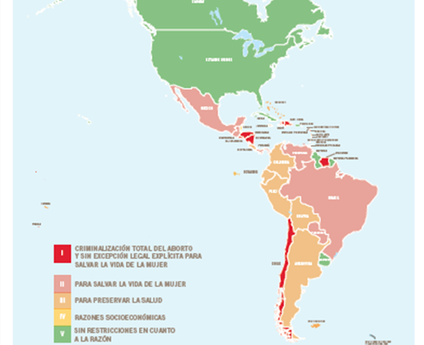 Leyes sobre aborto en las Américas 2016