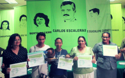 Defensoras y defensores de la tierra siguen  la lucha de Carlos Escaleras