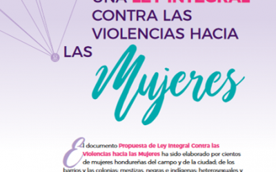 Resumen propuesta de Ley Integral contra las violencias hacia las mujeres