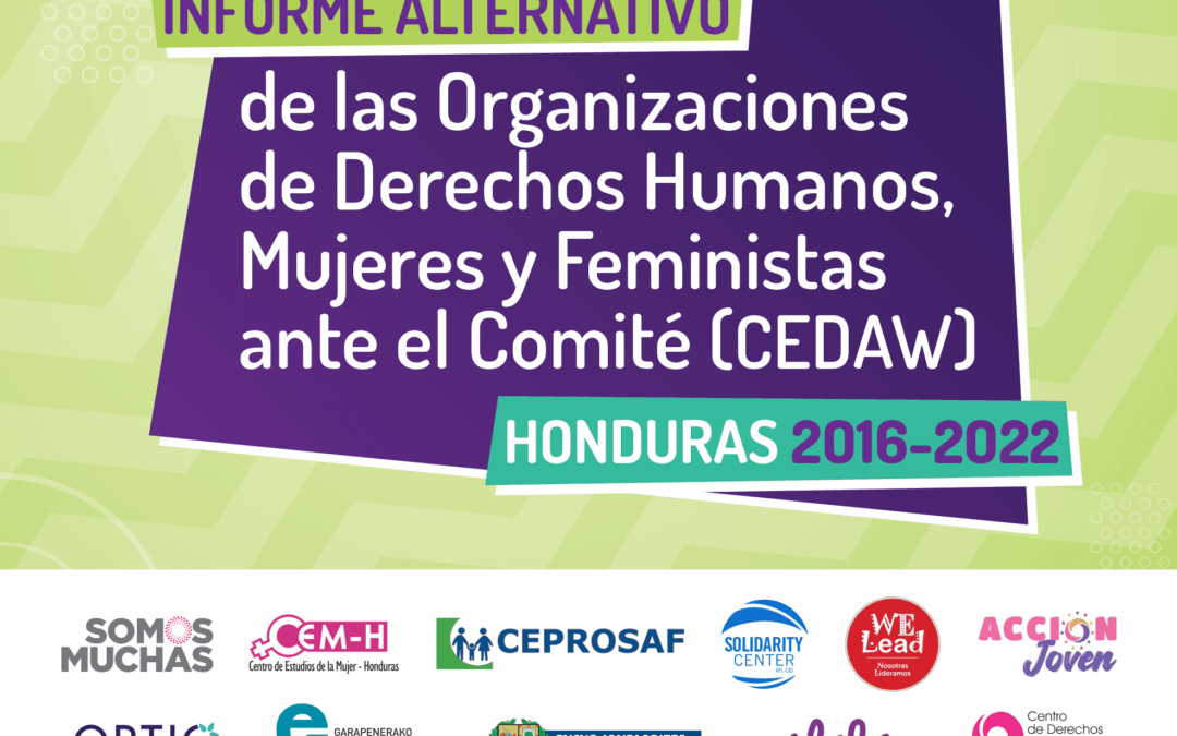 INFORME ALTERNATIVO AL COMITÉ DE LA CEDAW 2016-2022