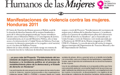 Manifestaciones de violencia contra las mujeres Honduras 2011
