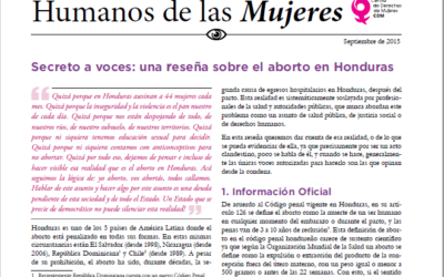 Secreto a Voces: Una reseña sobre el aborto en Honduras