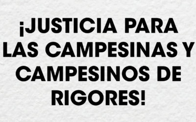 Pronunciamiento: El CDM condena masacre en Rigores, Colón