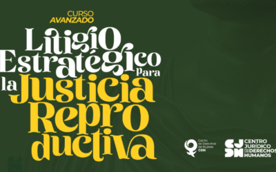 convocatoria pública: Curso Avanzado – Litigio estratégico para la justicia reproductiva